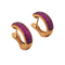 Boucles d'oreilles Boucles d’oreilles - Rubis en or jaune 18 ct 58 Facettes PE616