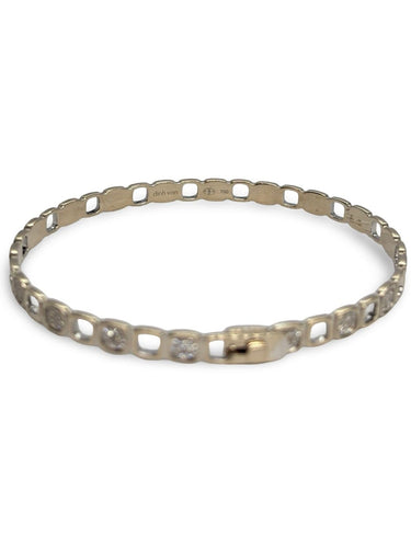 Bracelet Dinh Van Impression - Bracelet en or blanc 18K et diamants 2,50 ct 58 Facettes 1820