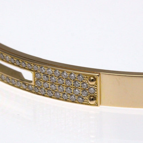 Bracelet Hermès Kelly - Bracelet en or rose 18K et diamants pavés 58 Facettes x5pdyt764e