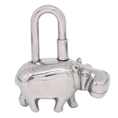 Pendentif Hermès Cadena - Bijou en métal argenté 58 Facettes s6xa6429nd