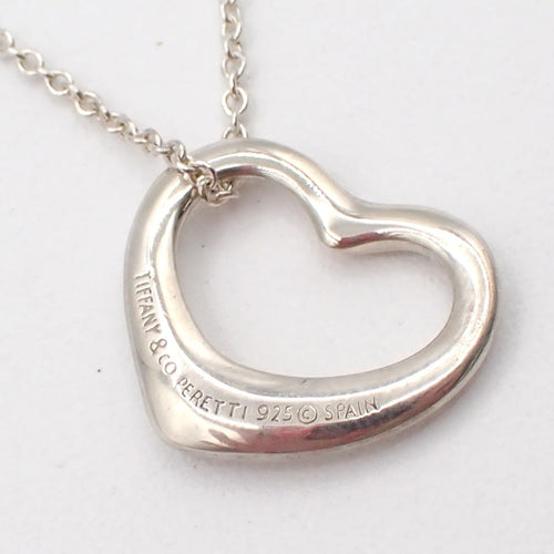 Pendentif Tiffany & Co. Elsa Peretti - Pendentif Open Heart en argent 58 Facettes nko2gx749a