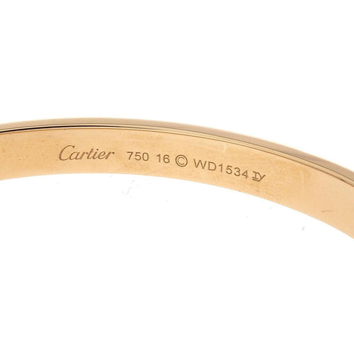 Bracelet Cartier Love - Bracelet en or rose 18K 58 Facettes l82bhsj29j