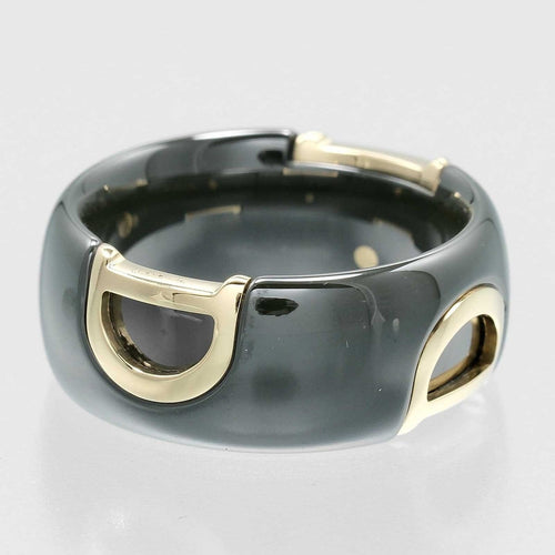 Damiani D Icon - Bague en or blanc, céramique et diamant