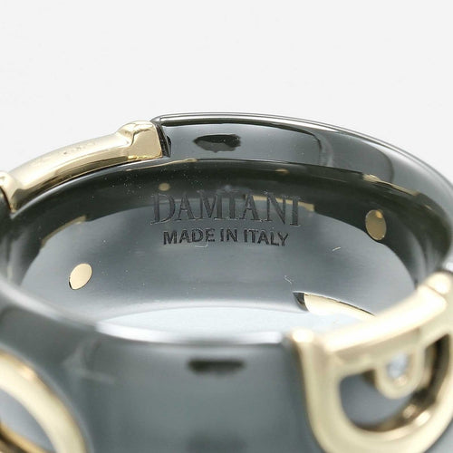 Bague 60 Damiani D Icon - Bague en or blanc, céramique et diamant 58 Facettes o63l21