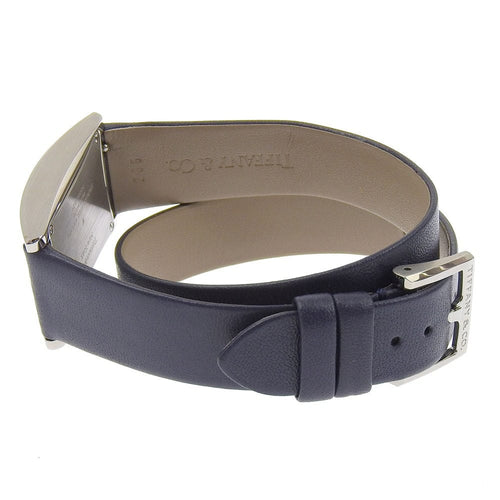 Montre Tiffany & Co. - Montre East West à quartz en acier inoxydable et cuir 58 Facettes uqmxro