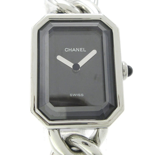 Montre Chanel Première - Montre chaîne quartz en acier inoxydable 58 Facettes w494wp