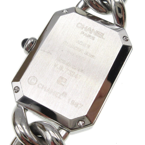 Montre Chanel Première - Montre chaîne quartz en acier inoxydable 58 Facettes w494wp