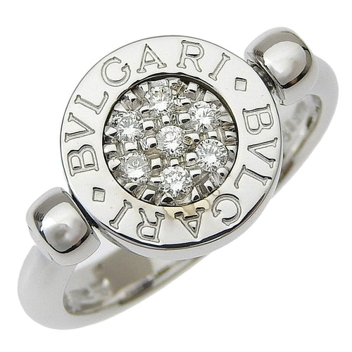 Bague 51 Bvlgari Bvlgari - Bague Flip en or blanc 18K avec diamants et onyx 58 Facettes kntxxx