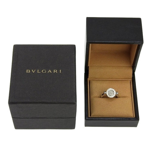 Bague 51 Bvlgari Bvlgari Flip - Bague en or blanc, diamants et onyx 58 Facettes kntxxx