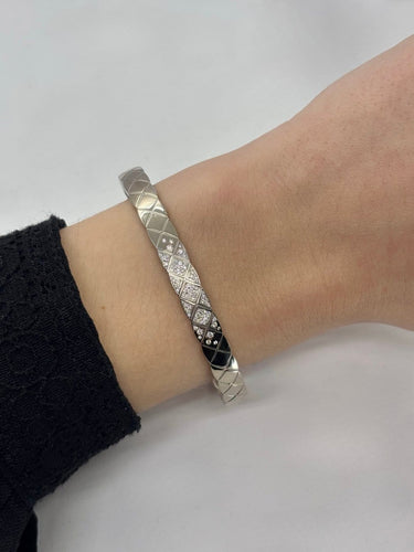 Bracelet Chanel Coco Crush - Bracelet en or blanc 18K et diamants 0,25 ct 58 Facettes 1819