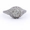 Bague 52 Bague Art déco en platine avec diamants 58 Facettes AN 2PL