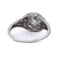Bague 52 Bague Art déco en platine avec diamants 58 Facettes AN 2PL