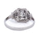Bague 56 Bague Art déco en platine avec diamant taille ancienne 58 Facettes AN P12 (0059)