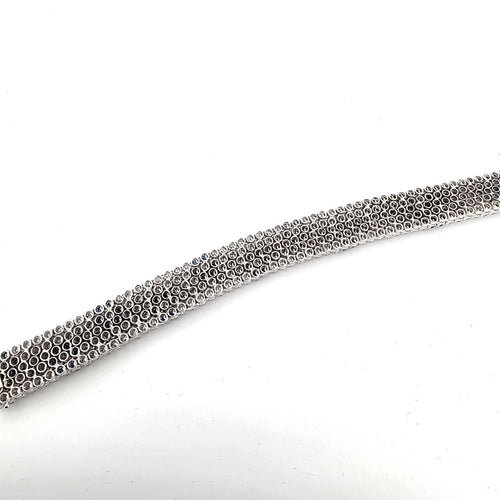 Bracelet Bracelet en diamants et saphirs en or blanc 58 Facettes 222/F 26