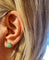 Boucles d'oreilles Boucles d’oreilles - Boules de jade vert en or jaune 18 carats 58 Facettes AB712