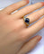 Bague 54 Bague en or jaune 18 carats, saphir et diamants 58 Facettes AB713