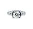 Bague 51 Bague ancienne en or blanc et platine avec diamants 58 Facettes AB714