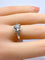 Bague 51 Bague ancienne en or blanc et platine avec diamants 58 Facettes AB714