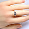 Bague 51 Bague ancienne en or blanc et platine avec diamants 58 Facettes AB714