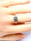 Bague 51 Bague ancienne en or blanc et platine avec diamants 58 Facettes AB714