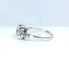 Bague 51 Bague ancienne en or blanc et platine avec diamants 58 Facettes AB714