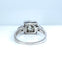 Bague 51 Bague ancienne en or blanc et platine avec diamants 58 Facettes AB714