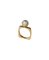 Bague 55 Dinh Van - Bague boule diamant en or jaune 58 Facettes