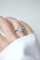 Bague 56 Bague cible Art déco en platine à diamants 1,20 ct 58 Facettes