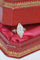 Bague 55 Bague marquise ancienne en or rose 18 carats diamants 58 Facettes