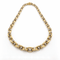 Collier Collier maille fantaisie en or jaune et or blanc 18 carats, diamant 58 Facettes Collier Maille fantaisie 2 Ors  18 carats