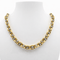Collier Collier maille fantaisie en or jaune et or blanc 18 carats, diamant 58 Facettes Collier Maille fantaisie 2 Ors  18 carats