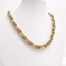 Collier Collier maille fantaisie en or jaune et or blanc 18 carats, diamant 58 Facettes Collier Maille fantaisie 2 Ors  18 carats