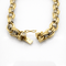 Collier Collier maille fantaisie en or jaune et or blanc 18 carats, diamant 58 Facettes Collier Maille fantaisie 2 Ors  18 carats