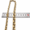 Collier Collier maille fantaisie en or jaune et or blanc 18 carats, diamant 58 Facettes Collier Maille fantaisie 2 Ors  18 carats