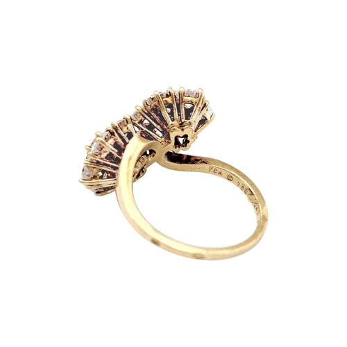 Bague 51 Bague Van Cleef & Arpels, “Fleurs”, or jaune, diamants. 58 Facettes 35483