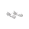 Boucles d'oreilles Boucles d'oreilles or blanc et diamants. 58 Facettes 35452
