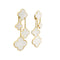 Boucles d'oreilles Boucles d'oreilles Van Cleef & Arpels, "Magic Alhambra", or jaune et nacre. 58 Facettes 35554