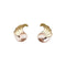 Boucles d'oreilles Boucles d'oreilles vintage "Ailes", deux ors. 58 Facettes 35519