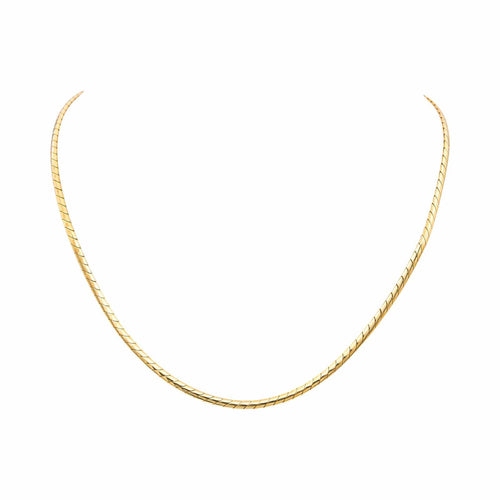 Collier Collier  Maille oméga  Or jaune 58 Facettes 5036032CN
