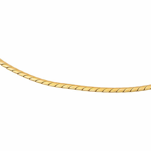 Collier Collier  Maille oméga  Or jaune 58 Facettes 5036032CN