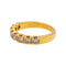 Bague 55 Bague Demi alliance Or jaune Diamant 58 Facettes 5237196CN
