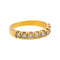 Bague 55 Bague Demi alliance Or jaune Diamant 58 Facettes 5237196CN