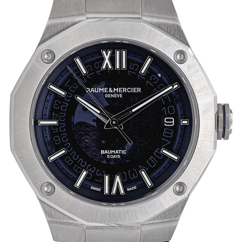 Montre Baume & Mercier Montre Riviera Acier 58 Facettes 5669102RV