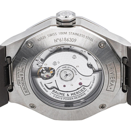 Montre Baume & Mercier Montre Riviera Acier 58 Facettes 5669115RV