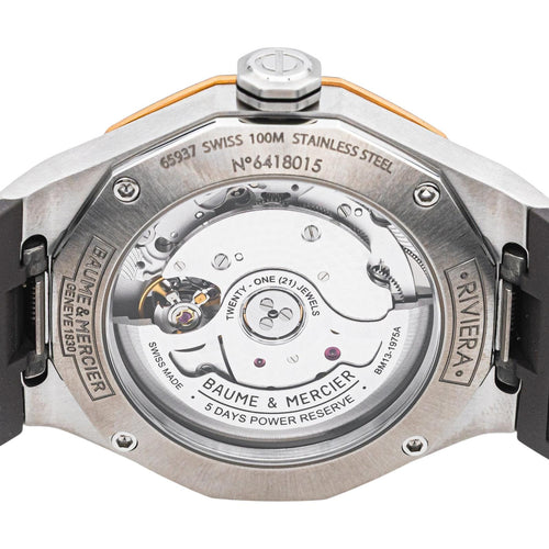 Montre Baume & Mercier Montre Riviera Acier 58 Facettes 5669236RV