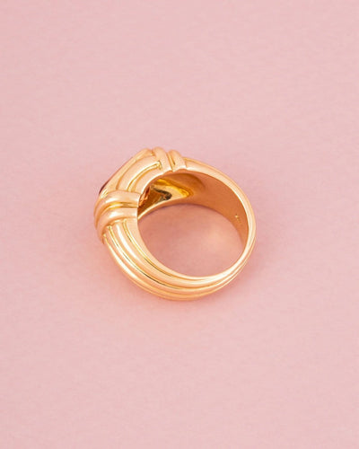 Bague 48.5 BVLGARI - Bague en or jaune 18K sertie d’une citrine 58 Facettes 254