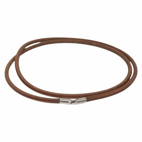 Bracelet Hermès Lanière - Bracelet en cuir marron 58 Facettes l2y0nv