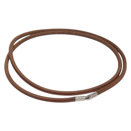 Bracelet Hermès Lanière - Bracelet en cuir marron 58 Facettes l2y0nv