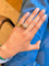 Bague 55 Bague dôme en or jaune 18 carats et diamants 58 Facettes zain