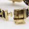 Montre Chanel Premiere Rock Quartz Plated Metal and Leather 58 Facettes konkqe